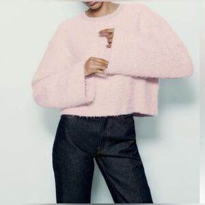 Zara Faux Fur Sweater